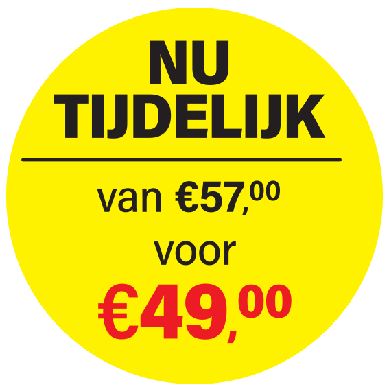 Nu tijdelijk €49,00